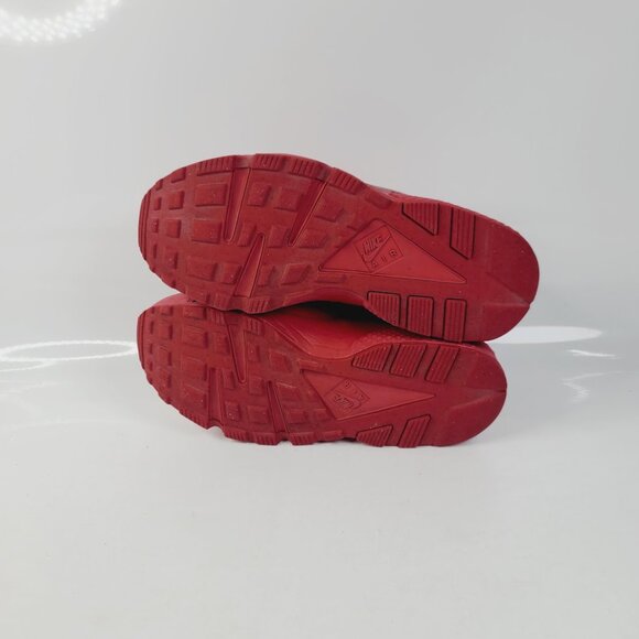 Nike Air Huarache Men's Triple Varsity Red 318429-660 Lace-Up Running Shoes 8.5 - Picture 5 of 7